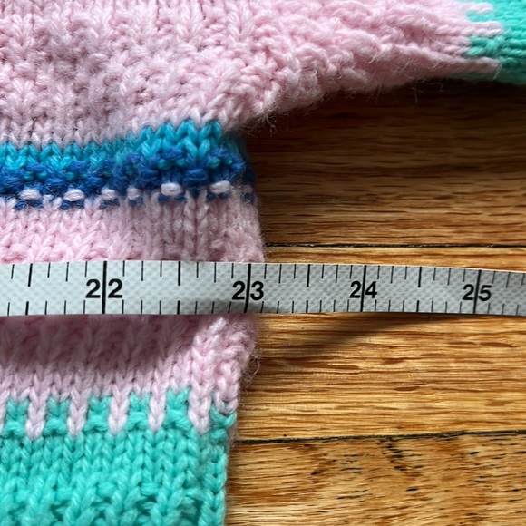 Vintage Yarnworks Striped Sweater / Medium / 80s / 90s / Made In USA - Picture 4 of 6